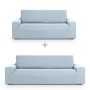 Sofa cover set Eysa ULISES Celeste 2 Pieces by Eysa, Chair and sofa accessories - Ref: D1606805, Price: 89,49 €, Discount: %