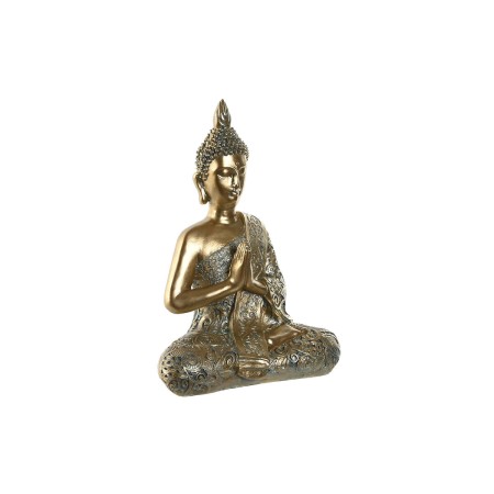 Figura Decorativa Home ESPRIT Dourado Buda Oriental 29 x 16 x 37 cm de Home ESPRIT, Adornos - Ref: S3055337, Preço: 25,86 €, ...