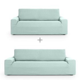 Sofa cover set Eysa ULISES Aquamarine 2 Pieces by Eysa, Chair and sofa accessories - Ref: D1606806, Price: 89,49 €, Discount: %