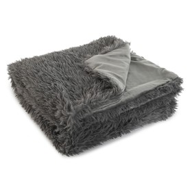 Manta Home ESPRIT Gris 130 x 170 cm de Home ESPRIT, Mantas y colchas - Ref: S3055349, Precio: 33,26 €, Descuento: %