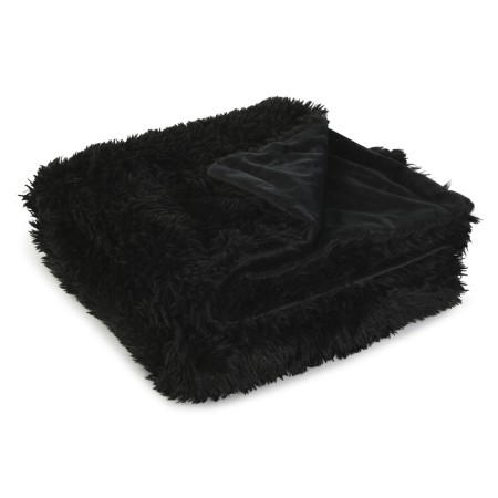 Couverture Home ESPRIT Noir 130 x 170 cm de Home ESPRIT, Couvertures et couvre-lits - Réf : S3055350, Prix : 33,26 €, Remise : %