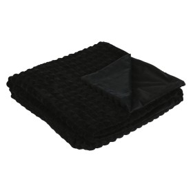 Manta Home ESPRIT Negro 130 x 170 cm de Home ESPRIT, Mantas y colchas - Ref: S3055354, Precio: 17,29 €, Descuento: %