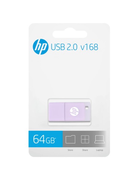 USB Pendrive HP X168 Lila 64 GB | Tienda24 Tienda24.eu