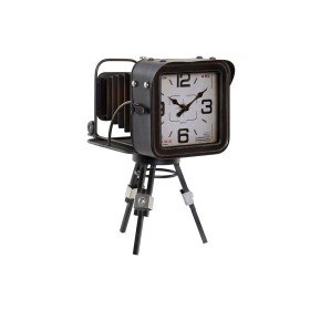 Horloge de table DKD Home Decor Argenté Doré Fer Vintage 40 x 20 x 26 cm (2 Unités) | Tienda24 - Global Online Shop Tienda24.eu