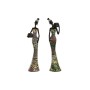 Figura Decorativa Home ESPRIT Multicolor Africana 10 x 7,5 x 38,5 cm (2 Unidades) de Home ESPRIT, Adornos - Ref: S3055380, Pr...