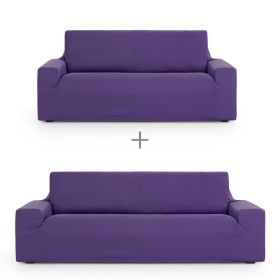 Sofa cover set Eysa ULISES Purple 2 Pieces by Eysa, Chair and sofa accessories - Ref: D1606808, Price: 89,49 €, Discount: %