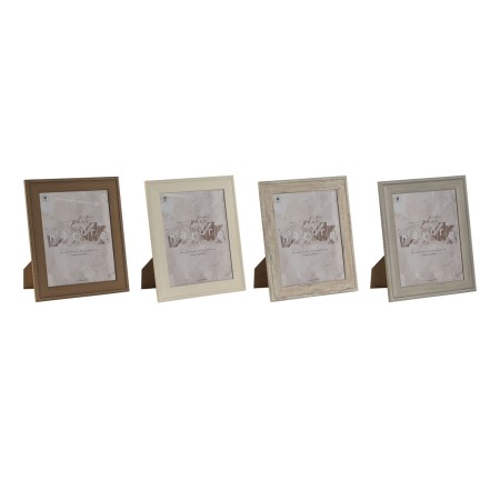 Cornice Portafoto Home ESPRIT Marrone Beige Crema Naturale Cristallo polistirene 26,2 x 1,6 x 31,2 cm di Home ESPRIT, Cornici...