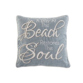 Cushion Home ESPRIT Beach Blue Beige Mediterranean 45 x 15 x 45 cm by Home ESPRIT, Cushions - Ref: S3055429, Price: 13,43 €, ...