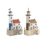 Figura Decorativa Home ESPRIT Azul Rojo Multicolor 17 x 8,5 x 30 cm (2 Unidades) de Home ESPRIT, Adornos - Ref: S3055443, Pre...