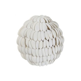 Boule Décorative Home ESPRIT Blanc 9 x 9 x 9 cm de Home ESPRIT, Objets de décoration - Réf : S3055449, Prix : 8,77 €, Remise : %