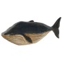 Decorative Figure Home ESPRIT White Navy Blue Whale 40 x 7 x 12 cm by Home ESPRIT, Ornaments - Ref: S3055451, Price: 12,50 €,...