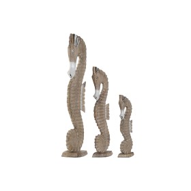 Figura Decorativa Home ESPRIT Blanco Natural Decapé 21 x 13 x 80 cm de Home ESPRIT, Adornos - Ref: S3055452, Precio: 40,18 €,...