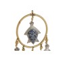 Décoration Suspendue Home ESPRIT Bleu Naturel 25 x 2 x 65 cm (2 Unités) de Home ESPRIT, Objets de décoration - Réf : S3055453...