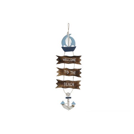 Hanging decoration Home ESPRIT Blue Natural 25 x 2 x 74 cm | Tienda24 - Global Online Shop Tienda24.eu