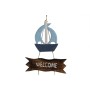 Hanging decoration Home ESPRIT Blue Natural 25 x 2 x 74 cm | Tienda24 - Global Online Shop Tienda24.eu