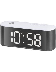 Alarm Clock Trevi EC 889 White Black | Tienda24 Tienda24.eu