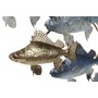 Décoration murale Home ESPRIT Bleu Doré méditerranéen Poissons 118 x 6,5 x 58 cm de Home ESPRIT, Objets de décoration - Réf :...