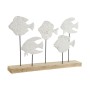 Figura Decorativa Home ESPRIT Blanco Natural Espirales Mediterráneo 51 x 7,5 x 36 cm de Home ESPRIT, Adornos - Ref: S3055481,...