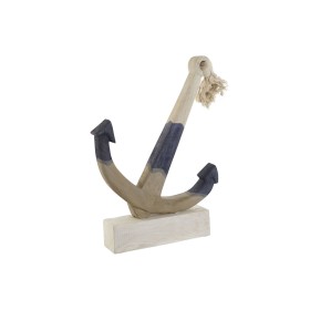 Decorative Figure Home ESPRIT Blue White Grey Anchor Mediterranean 37,5 x 7,5 x 52 cm by Home ESPRIT, Ornaments - Ref: S30554...