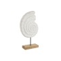 Statua Decorativa Home ESPRIT Bianco Naturale Mediterraneo Conchiglia 26,5 x 9 x 50,5 cm di Home ESPRIT, Soprammobili - Rif: ...