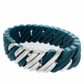 Bracelet TheRubz 100160 Blue Silicone Stainless steel Silver