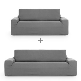 Sofa cover set Eysa ULISES Grey 2 Pieces by Eysa, Chair and sofa accessories - Ref: D1606813, Price: 89,76 €, Discount: %