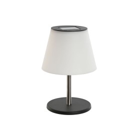 Lampada da tavolo Home ESPRIT Bianco Nero PVC Acciaio inossidabile Alluminio 18 x 18 x 26,5 cm di Home ESPRIT, Lampade da tav...