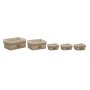 Set de basket Home ESPRIT Marron Naturel 48 x 40 x 22 cm (5 Pièces) de Home ESPRIT, Boîtes - Réf : S3055543, Prix : 44,82 €, ...