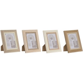 Cornice Portafoto Home ESPRIT Multicolore Cristallo Legno MDF Scandinavo 13 x 2,8 x 18 cm (4 Unità) di Home ESPRIT, Cornici d...