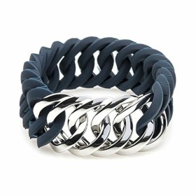 Bracelet TheRubz 100181 Blue Silicone Stainless steel Silver