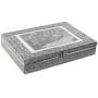 Jewelry box Home ESPRIT Green Silver Wood Aluminium 27,5 x 20 x 5,4 cm by Home ESPRIT, Wardrobe Jewellery Organisers - Ref: S...