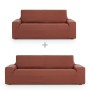 Sofa cover set Eysa ULISES Brown 2 Pieces by Eysa, Chair and sofa accessories - Ref: D1606816, Price: 89,76 €, Discount: %