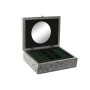 Caja-Joyero Home ESPRIT Verde Plateado Madera Aluminio 22,5 x 17,5 x 7,6 cm | Tienda24 - Global Online Shop Tienda24.eu