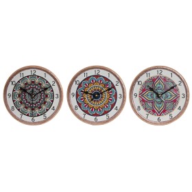 Reloj de Mesa Home ESPRIT Cerámica Mandala 16 x 1 x 16 cm de Home ESPRIT, Relojes de escritorio - Ref: S3055568, Precio: 21,1...