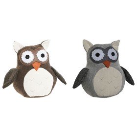 Door stop Home ESPRIT Sand 25 x 12 x 20 cm Owl (2 Units) by Home ESPRIT, Doorstops - Ref: S3055580, Price: 14,28 €, Discount: %