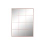 Wall mirror Home ESPRIT Light Pink Crystal Iron Mirror Window Scandi 90 x 1 x 120 cm by Home ESPRIT, Wall-Mounted Mirrors - R...