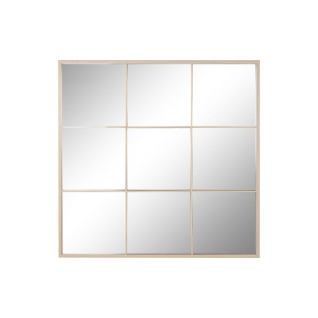 Wall mirror Home ESPRIT Beige Window Scandi 90 x 2 x 90 cm by Home ESPRIT, Wall-Mounted Mirrors - Ref: S3055607, Price: 118,6...