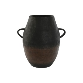 Vaso Home ESPRIT Castanho Preto Metal Vintage 40 x 31,5 x 42,5 cm de Home ESPRIT, Jarrões - Ref: S3055639, Preço: 45,54 €, De...