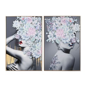 Painting Home ESPRIT Lady Modern 80 x 3 x 120 cm (2 Units) by Home ESPRIT, Prints on Canvas - Ref: S3055686, Price: 188,14 €,...