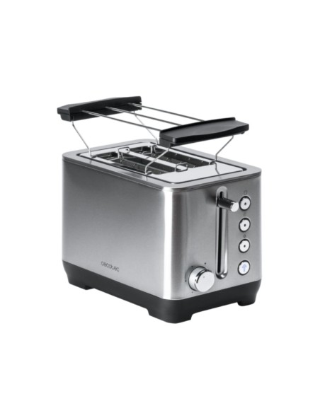 Toaster Cecotec BigToast 3084 Stainless steel 1000 W Double slot | Tienda24 Tienda24.eu