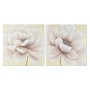 Painting Home ESPRIT Shabby Chic Poppy 80 x 3 x 80 cm (2 Units) by Home ESPRIT, Prints on Canvas - Ref: S3055696, Price: 71,2...