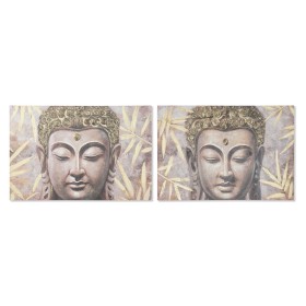 Painting Home ESPRIT Buddha Oriental 120 x 3 x 80 cm (2 Units) by Home ESPRIT, Prints on Canvas - Ref: S3055697, Price: 86,90...