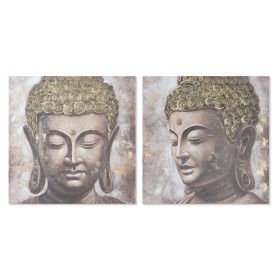 Painting Home ESPRIT Buddha Oriental 100 x 3 x 100 cm (2 Units) by Home ESPRIT, Prints on Canvas - Ref: S3055698, Price: 89,4...