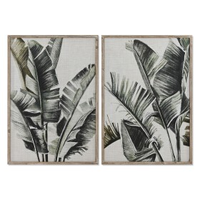 Cadre Home ESPRIT Palmiers Tropical 70 x 4 x 100 cm (2 Unités) de Home ESPRIT, Impressions sur toile - Réf : S3055701, Prix :...