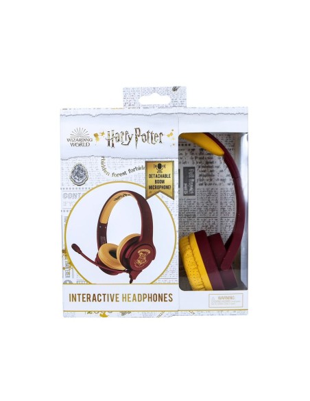 Headphones OTL Technologies Hogwarts Crest Brown Black | Tienda24 Tienda24.eu