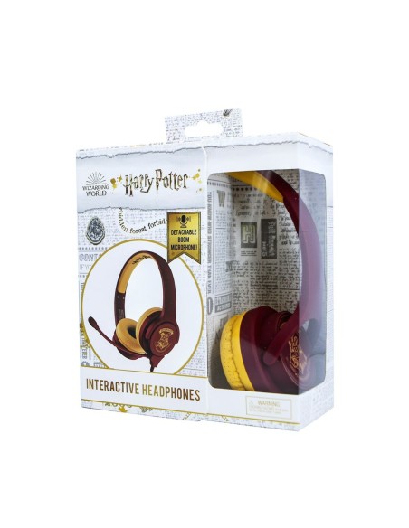 Headphones OTL Technologies Hogwarts Crest Brown Black | Tienda24 Tienda24.eu