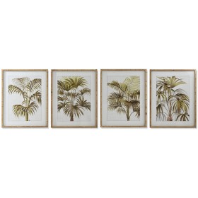 Painting Home ESPRIT Palms Tropical 55 x 2,5 x 70 cm (4 Units) by Home ESPRIT, Prints on Canvas - Ref: S3055707, Price: 190,9...