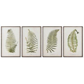 Toile Feuille d'une plante Doré 90 x 30 x 1,5 cm (12 Unités) | Tienda24 - Global Online Shop Tienda24.eu