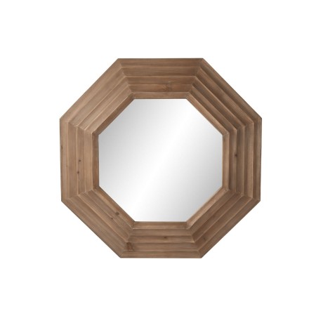 Wall mirror Home ESPRIT Brown Natural Fir Modern 119 x 9 x 119 cm | Tienda24 - Global Online Shop Tienda24.eu