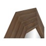 Wall mirror Home ESPRIT Brown Natural Fir Modern 119 x 9 x 119 cm | Tienda24 - Global Online Shop Tienda24.eu